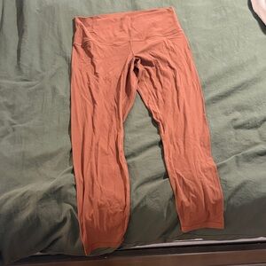 Rust lululemon Leggings